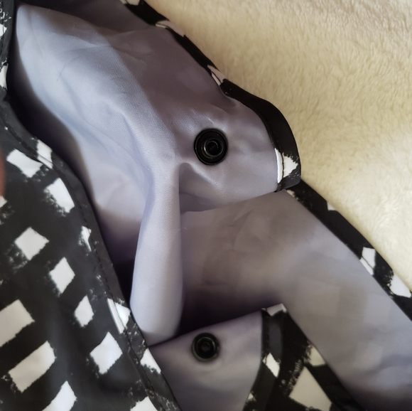 B.boutique gray black reversible/packable poncho - Picture 7 of 7